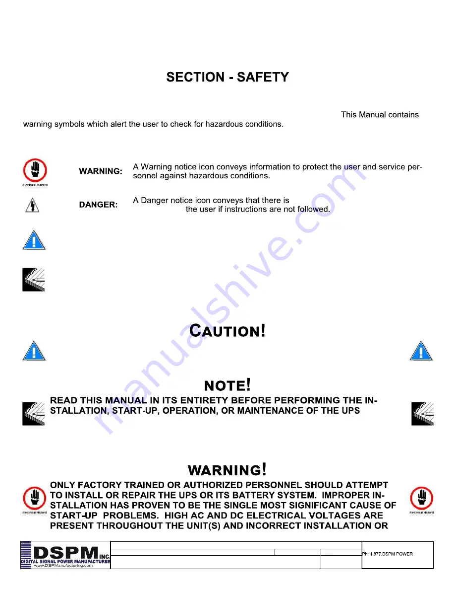 DSPM Defender Mini Manual Download Page 7