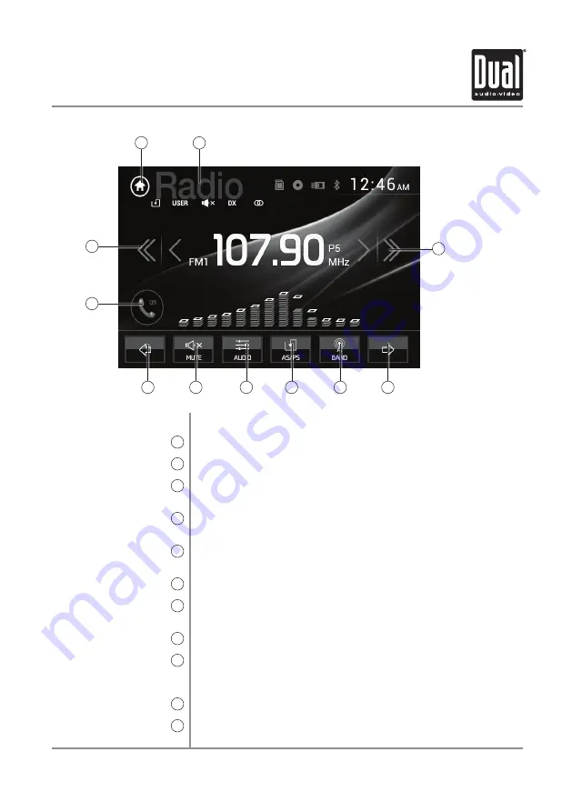 Dual DV526BT Скачать руководство пользователя страница 13