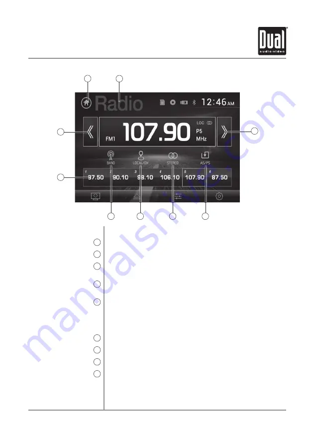 Dual DV527BT Installation & Owner'S Manual Download Page 13