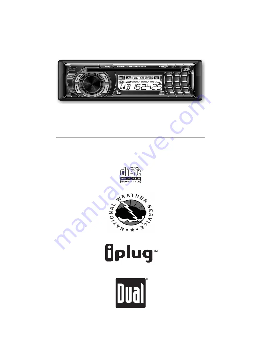 Dual IPLUG XD642W Installation & Owner'S Manual Download Page 1