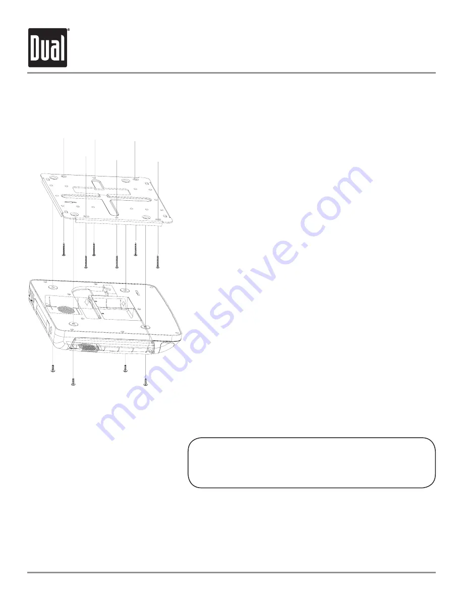 Dual XDVD1002CM Installation & Owner'S Manual Download Page 6