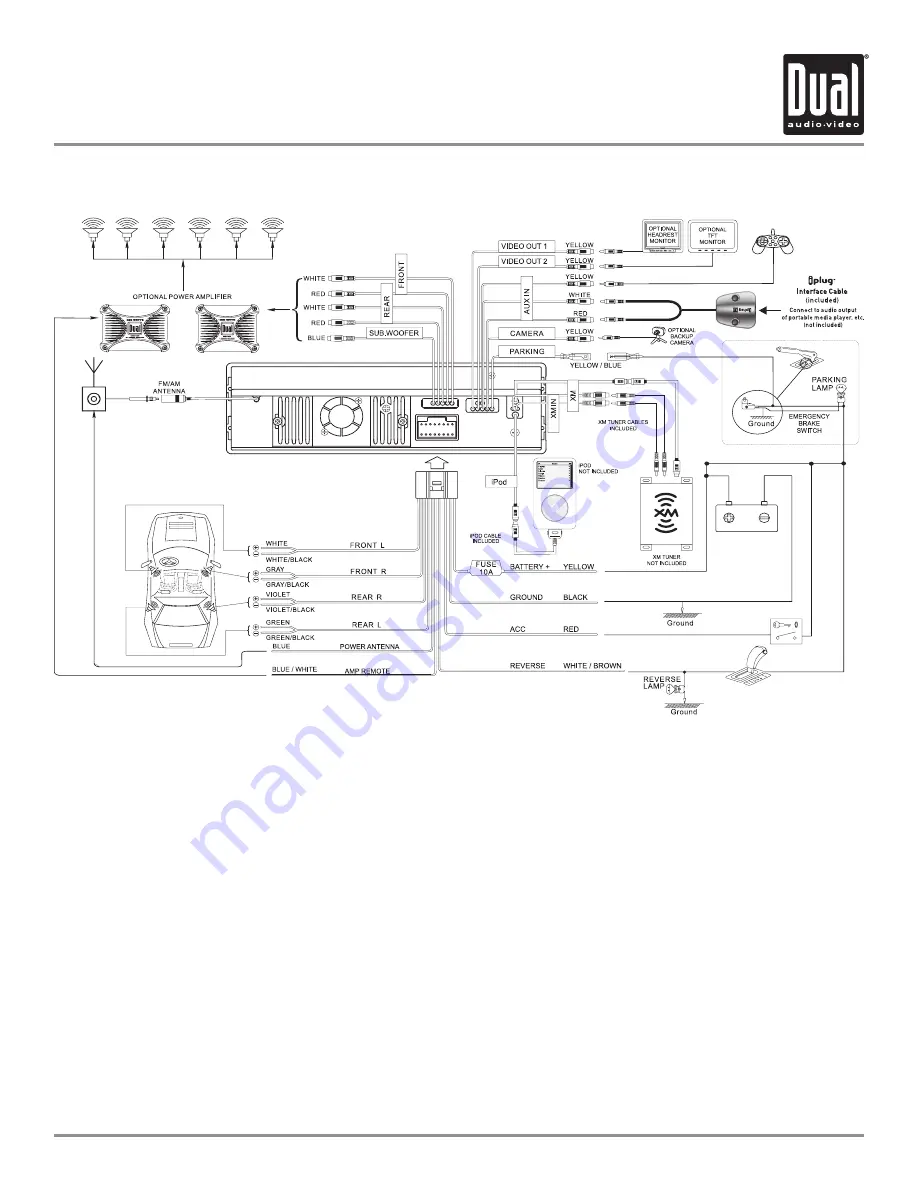 Dual XDVD170 Installation & Owner'S Manual Download Page 7