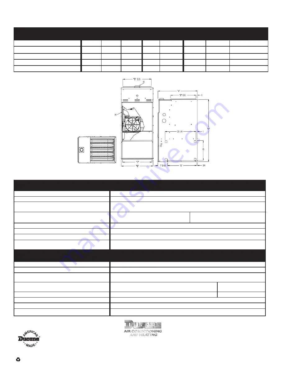 Ducane Fits-All 92 Specifications Download Page 4