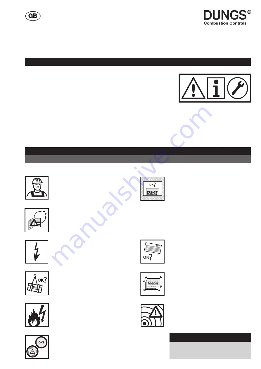 Dungs 279042 Instruction Manual Download Page 1