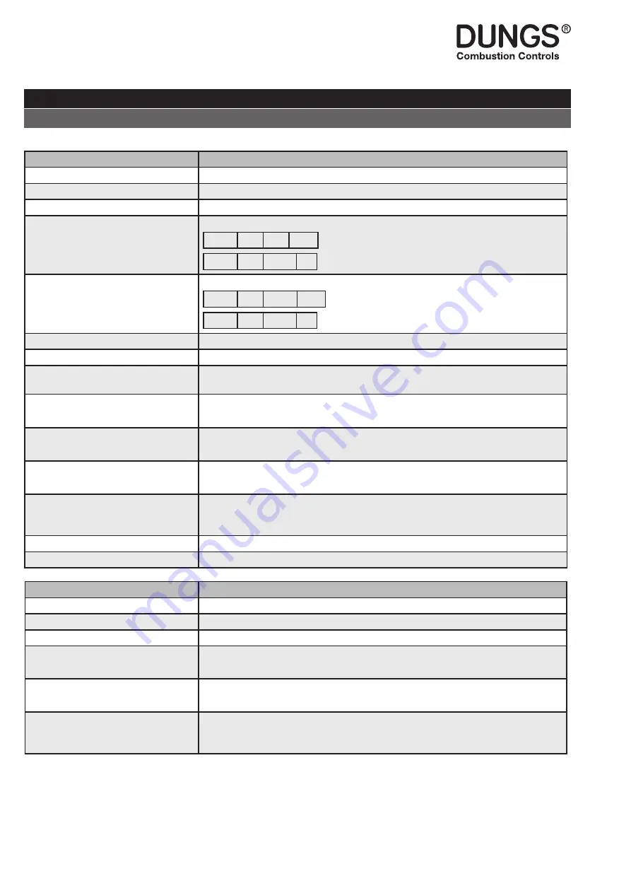 Dungs 279042 Instruction Manual Download Page 6