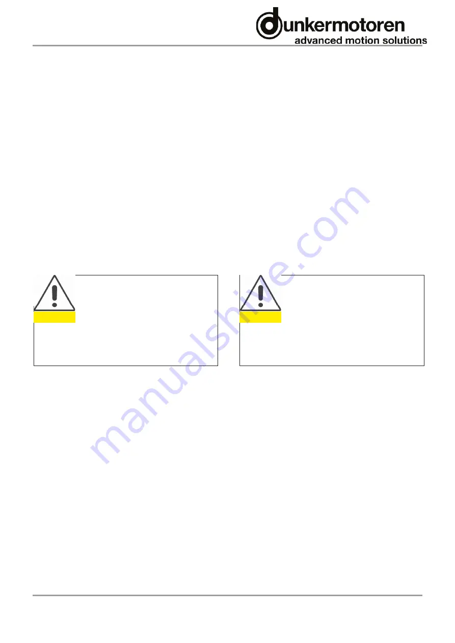 dunkermotoren BG 65x25 MI Instruction Manual Download Page 14