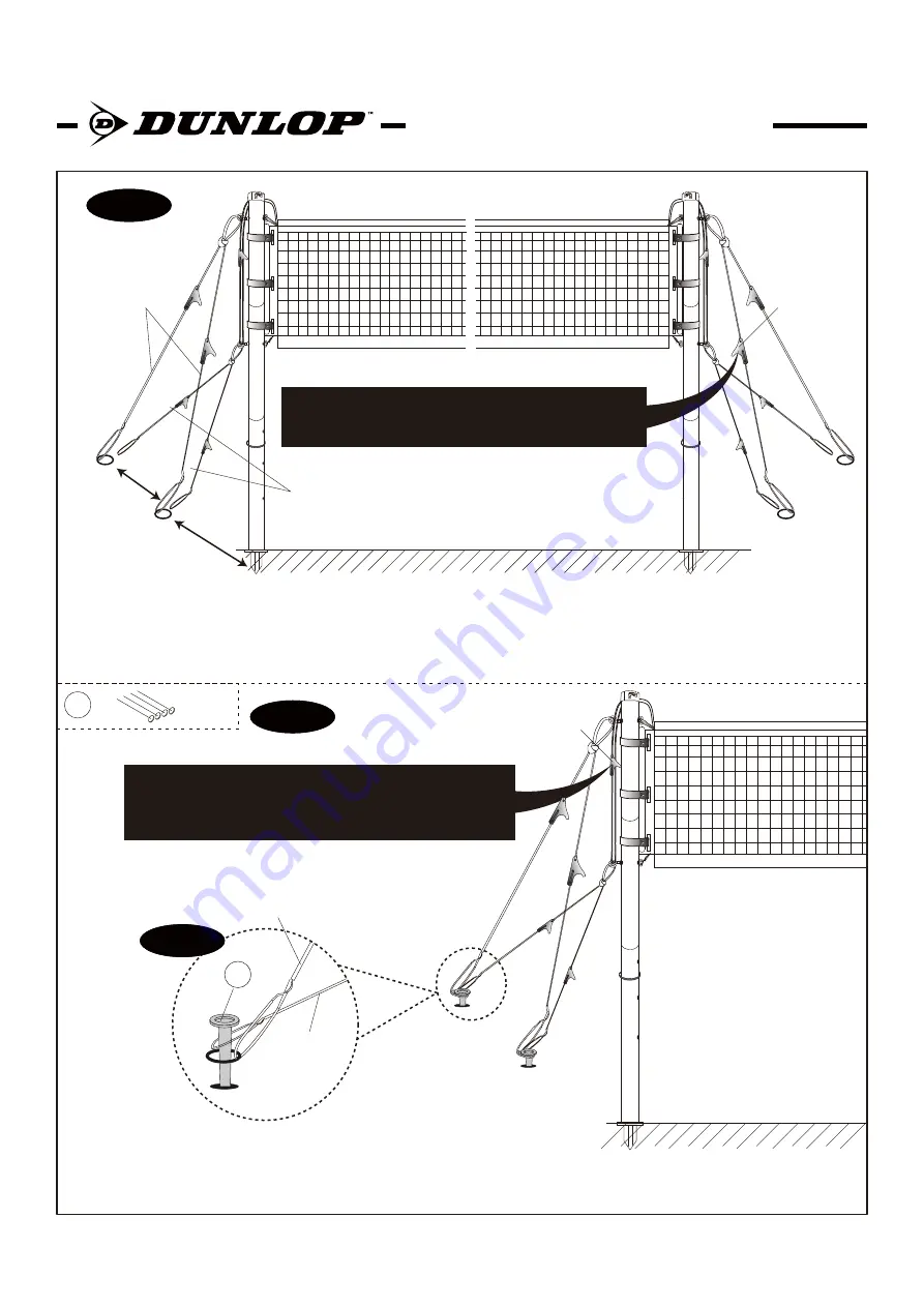 Dunlop NET100 097D Assembly Instructions Manual Download Page 10