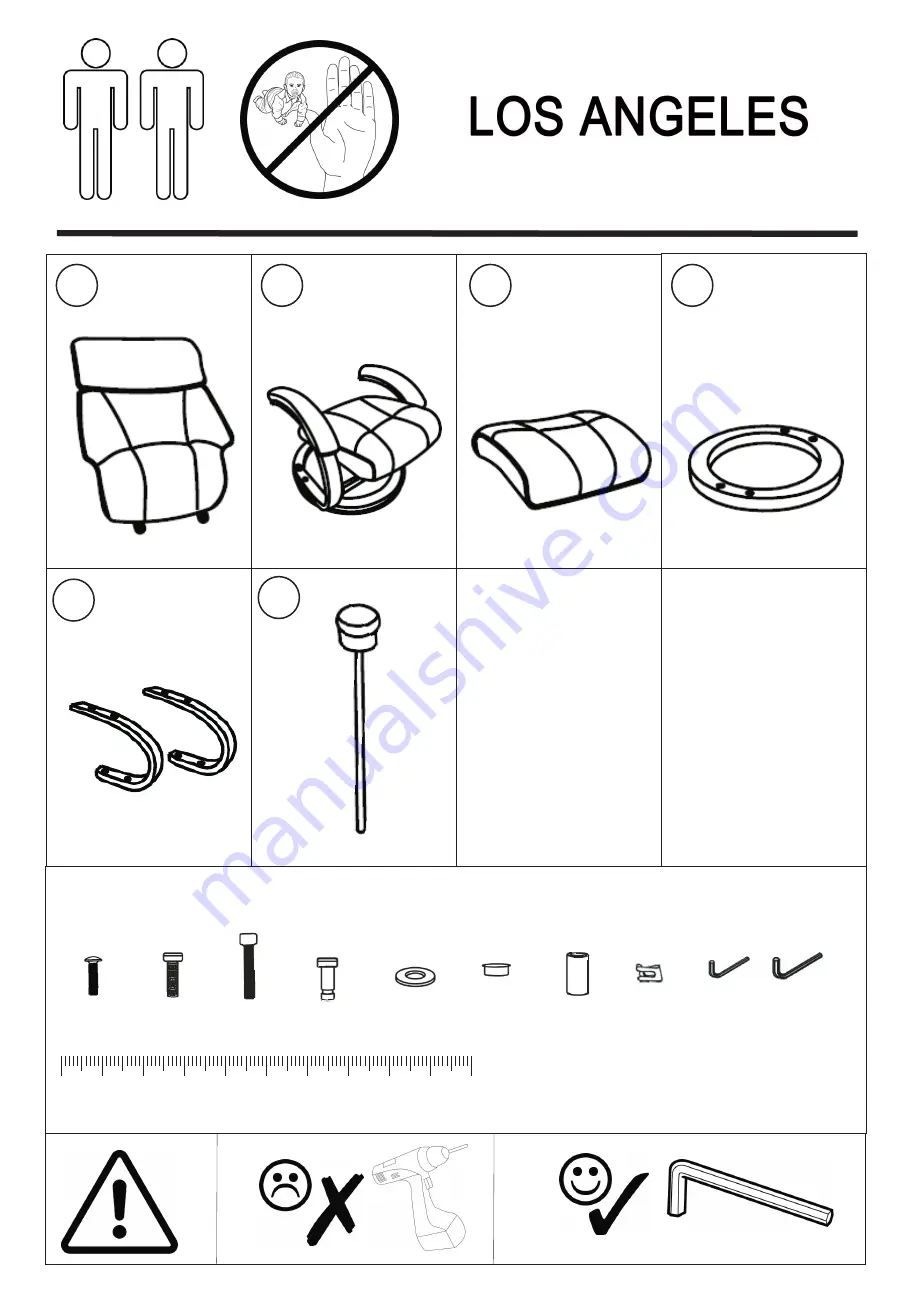 Duo Collection LOS ANGELES 4336716413 Assembly Instructions Download Page 3