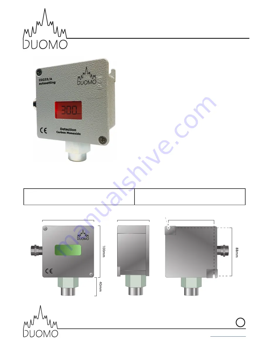 Duomo CO233/A Скачать руководство пользователя страница 1