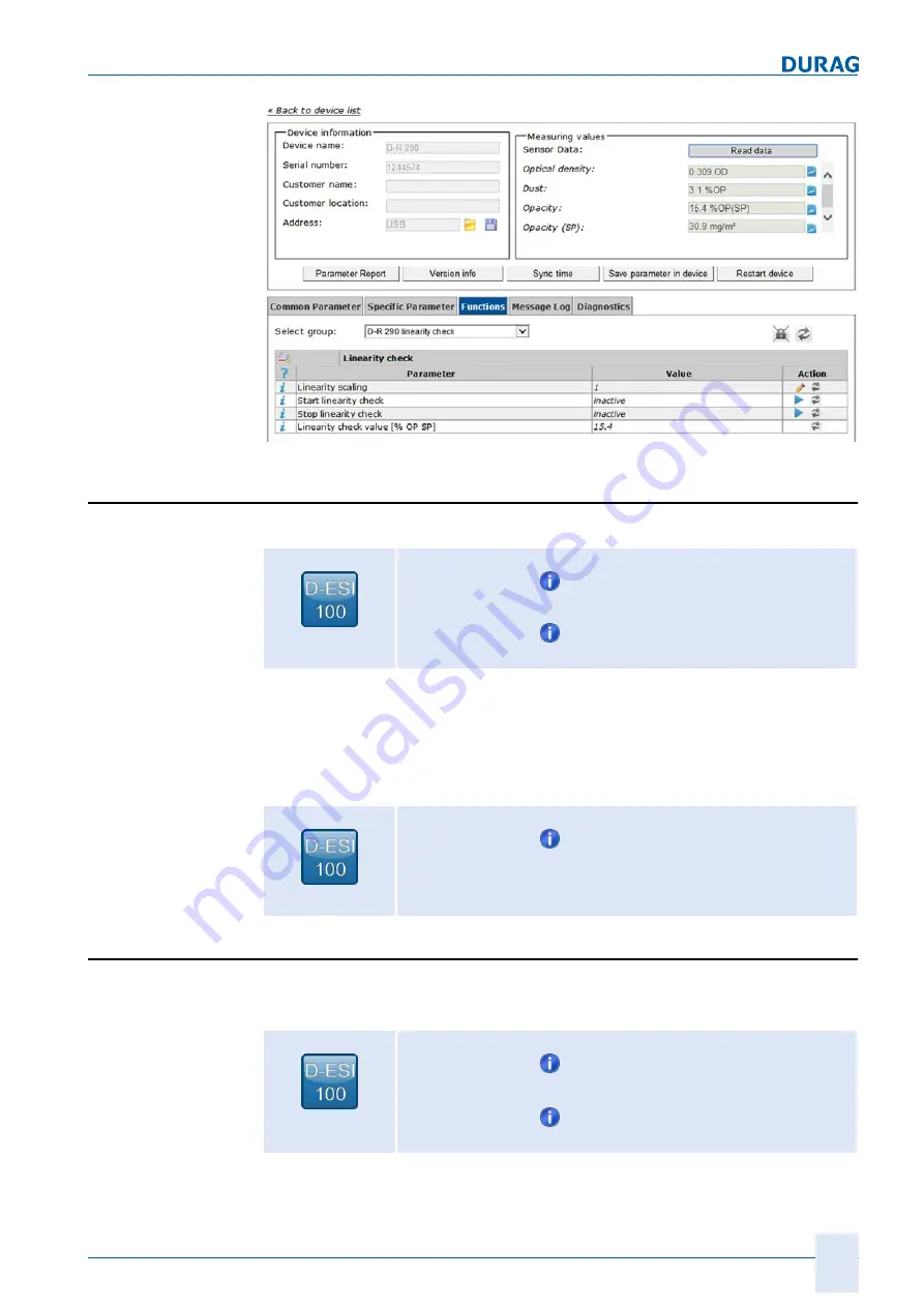 DURAG D-R 290 Operating Manual Download Page 161