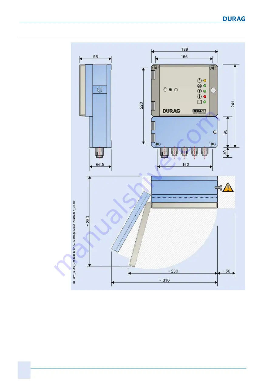 DURAG D-R 290 Operating Manual Download Page 186