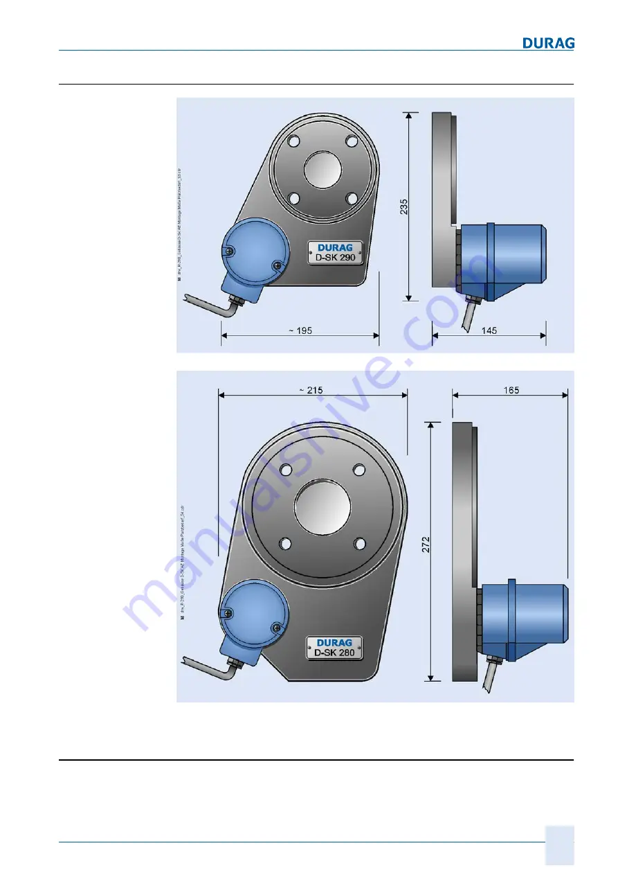 DURAG D-R 290 Operating Manual Download Page 187