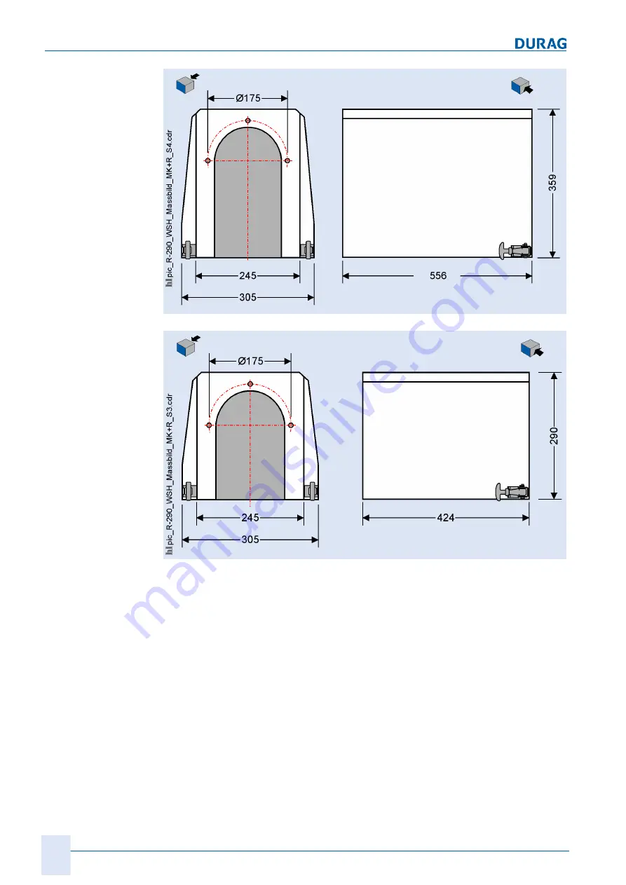 DURAG D-R 290 Operating Manual Download Page 192