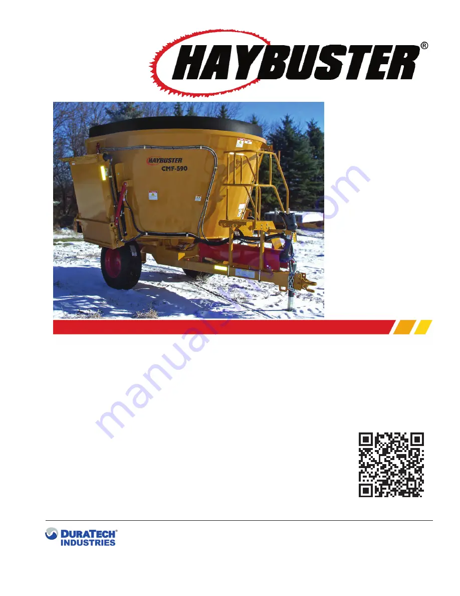 DuraTech Industries HAYBUSTER CMF-590 Operating Instructions And Parts Reference Download Page 1