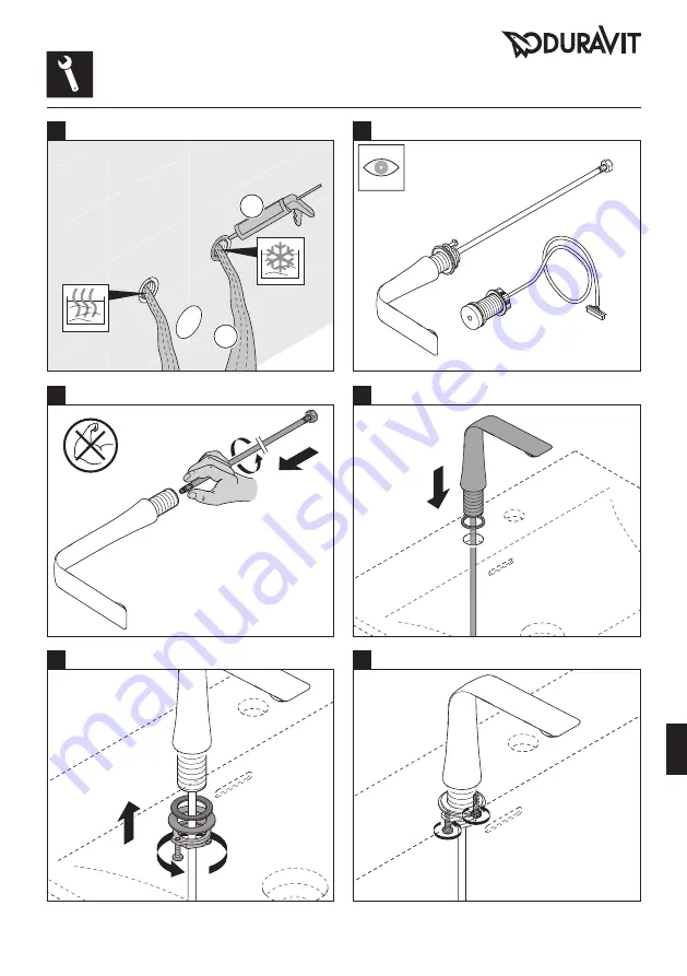 DURAVIT D.1e Instructions For Mounting And Use Download Page 61