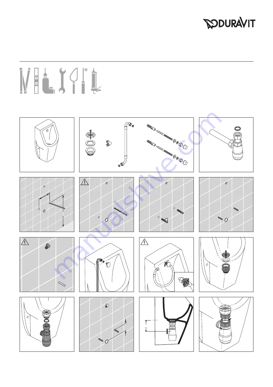 DURAVIT D-Code 0828300000 Mounting Instructions Download Page 4