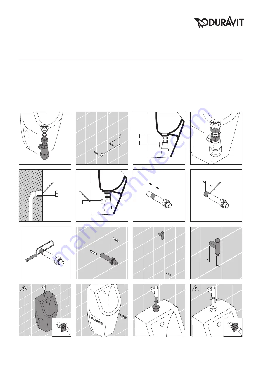 DURAVIT D-Code 0828300000 Mounting Instructions Download Page 7