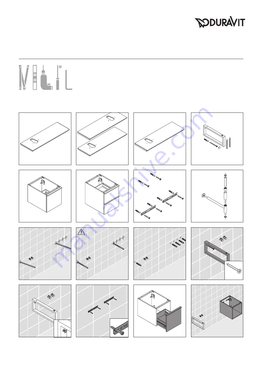 DURAVIT Darling New DN 1270 L Mounting Instructions Download Page 20