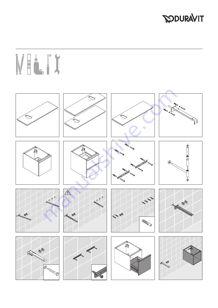 DURAVIT Darling New DN 1270 L Mounting Instructions Download Page 22