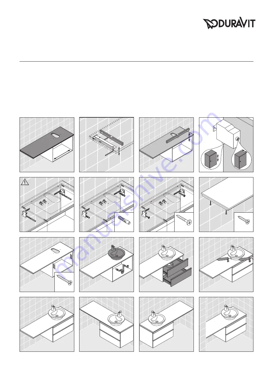 DURAVIT Darling New DN 1270 L Mounting Instructions Download Page 27