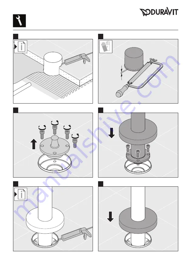 DURAVIT DE5250 0000 Instructions For Mounting And Use Download Page 34