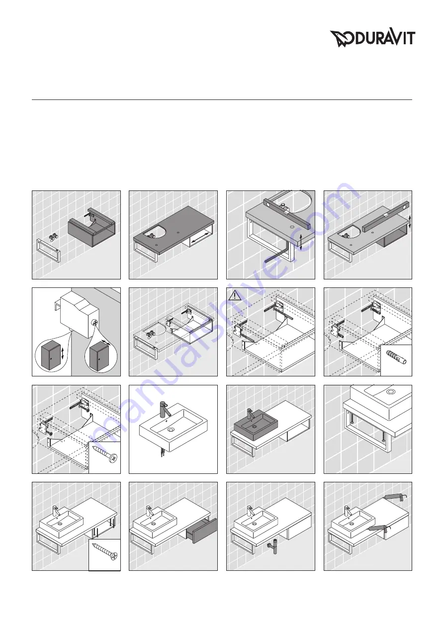 DURAVIT Delos DL 020C Mounting Instructions Download Page 23