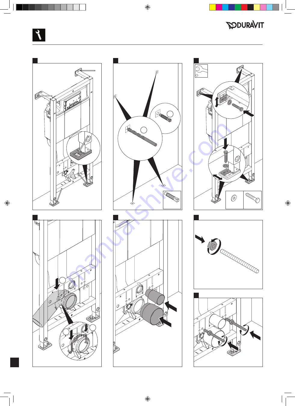 DURAVIT DuraSystem WD1011 000 000 Mounting Instructions Download Page 66