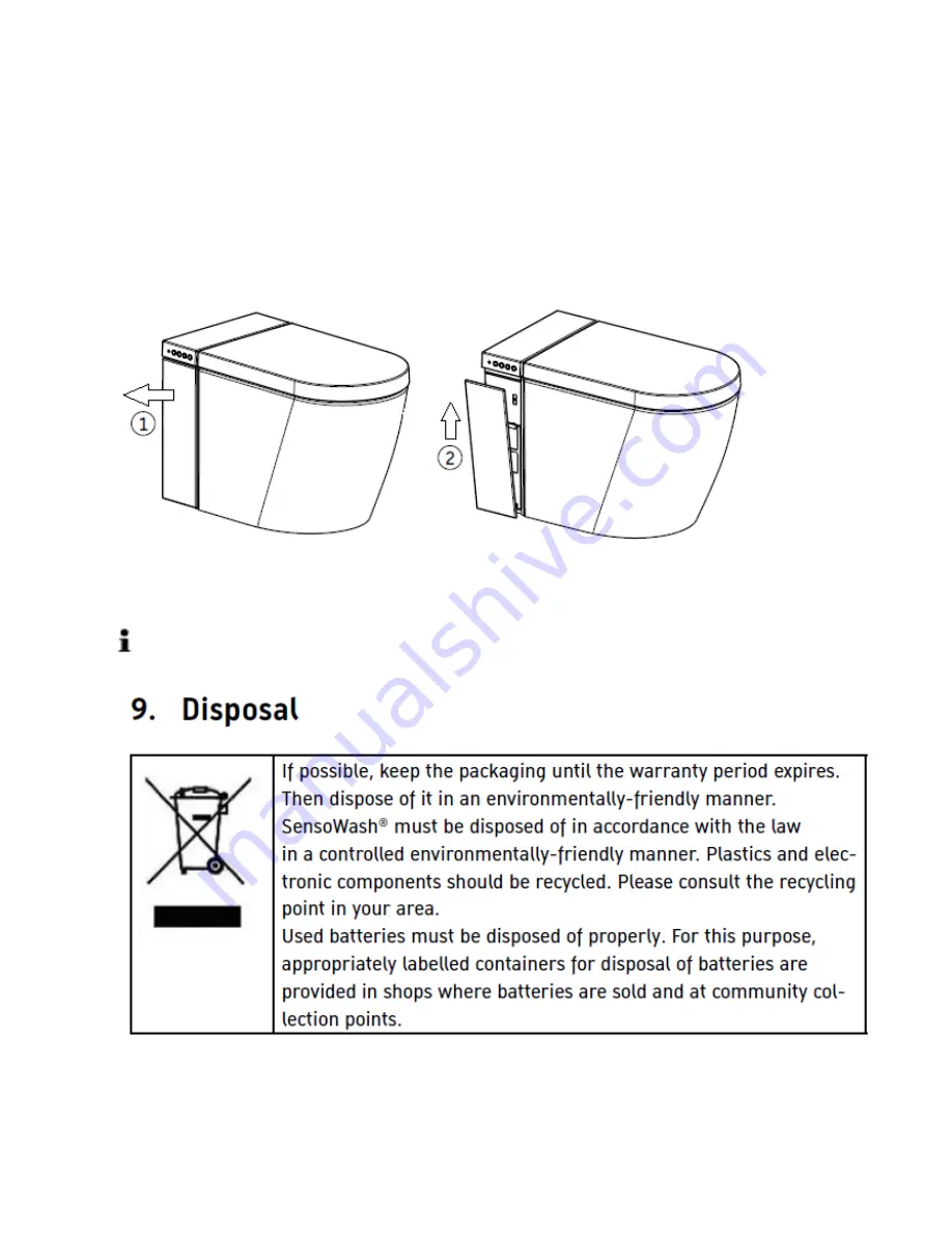 DURAVIT SensoWash i Operating Instructions Manual Download Page 28