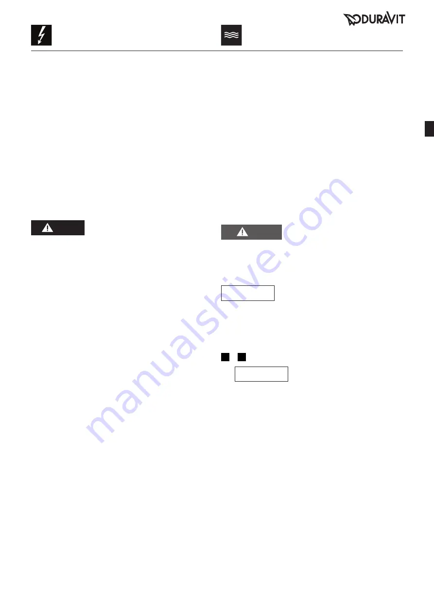 DURAVIT SensoWash Starck f 218901 20 05 Mounting Instructions Download Page 11