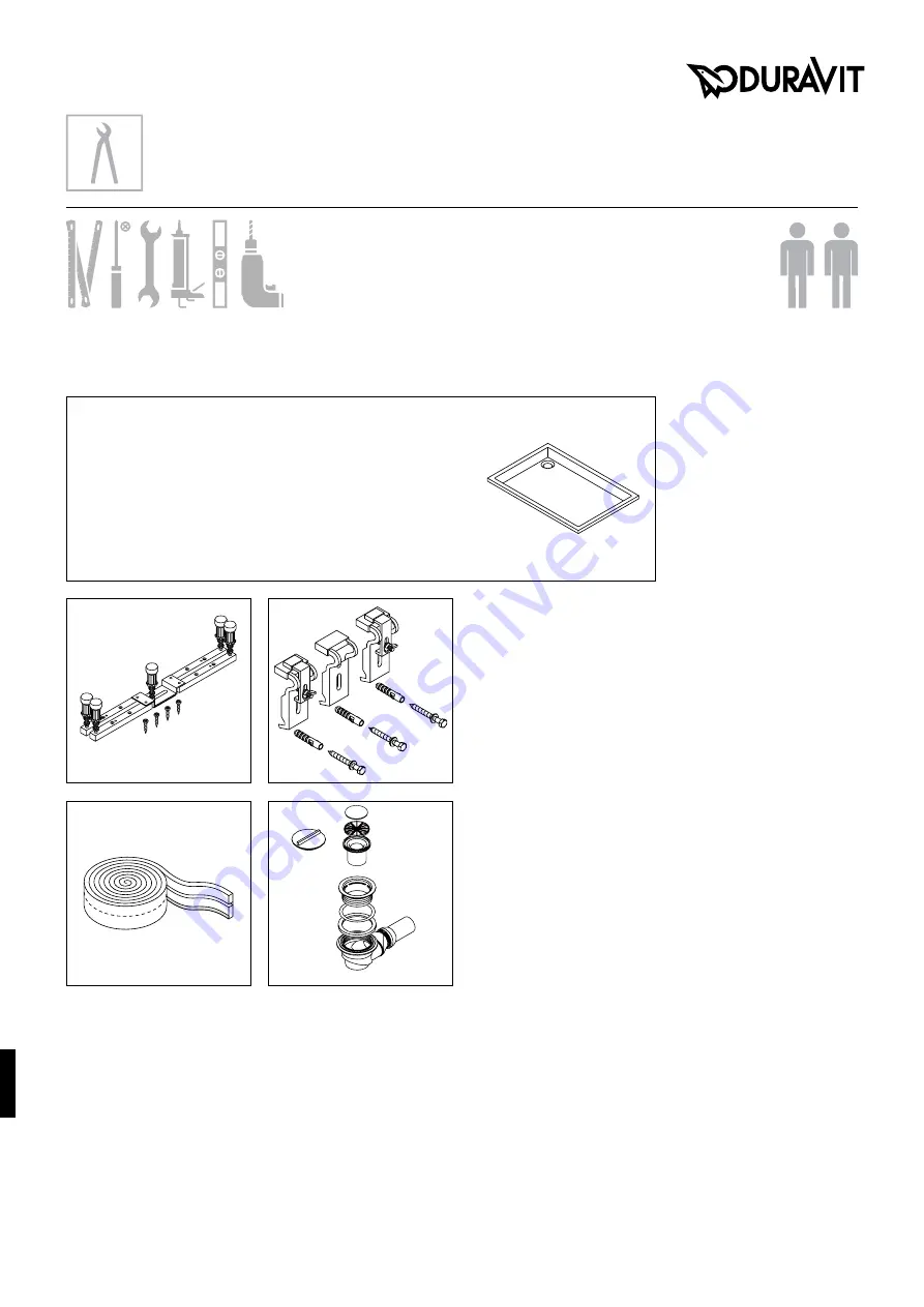 DURAVIT Starck Slimline 720114 Mounting Instructions Download Page 32