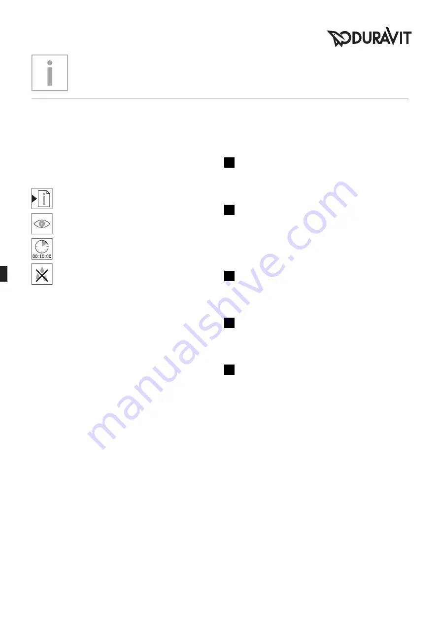 DURAVIT Sundeck 700065 Mounting Instructions Download Page 18