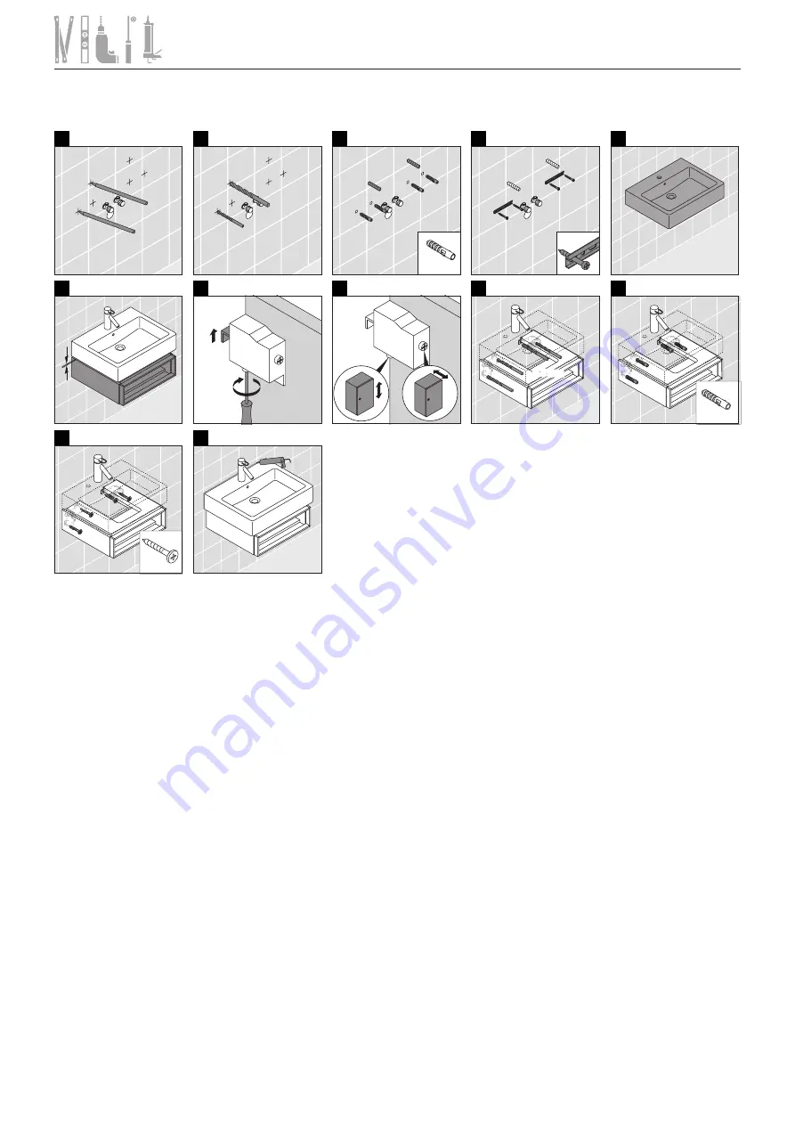 DURAVIT Vero VE 6003 Installation Instructions Download Page 2