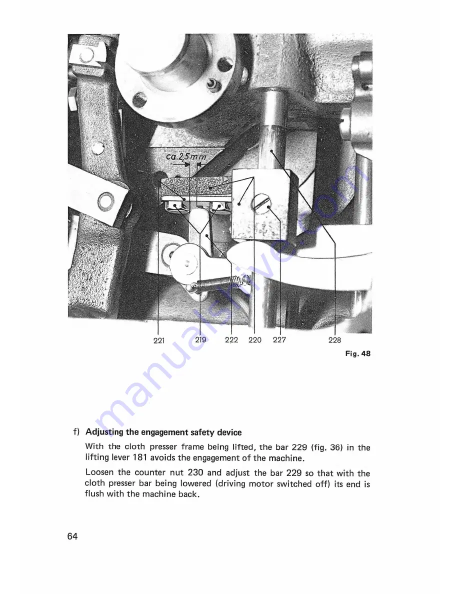 DURKOPP ADLER 556 Instructions For Operator And Mechanics Download Page 68