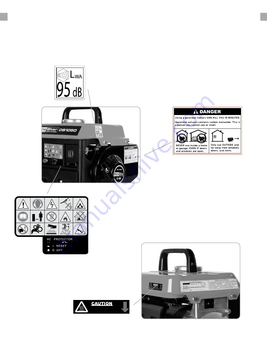 DUROMAX DuroStar DS1050 User Manual Download Page 9