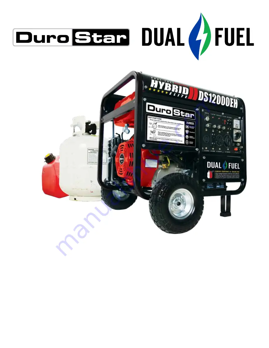 DUROMAX DuroStar DS12000EH User Manual Download Page 1