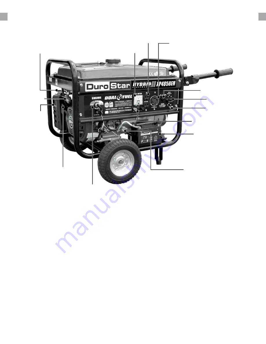 DUROMAX DuroStar DS4850EH User Manual Download Page 14