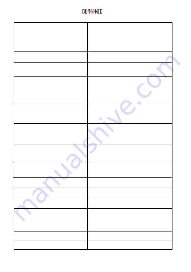 Duronic BPM080 Manual Download Page 72