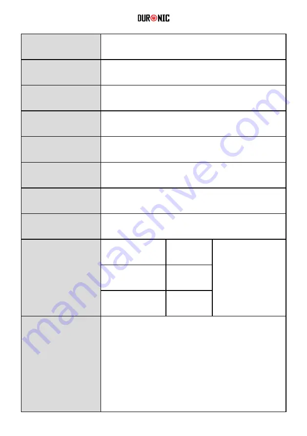 Duronic BPM200 Manual Download Page 99