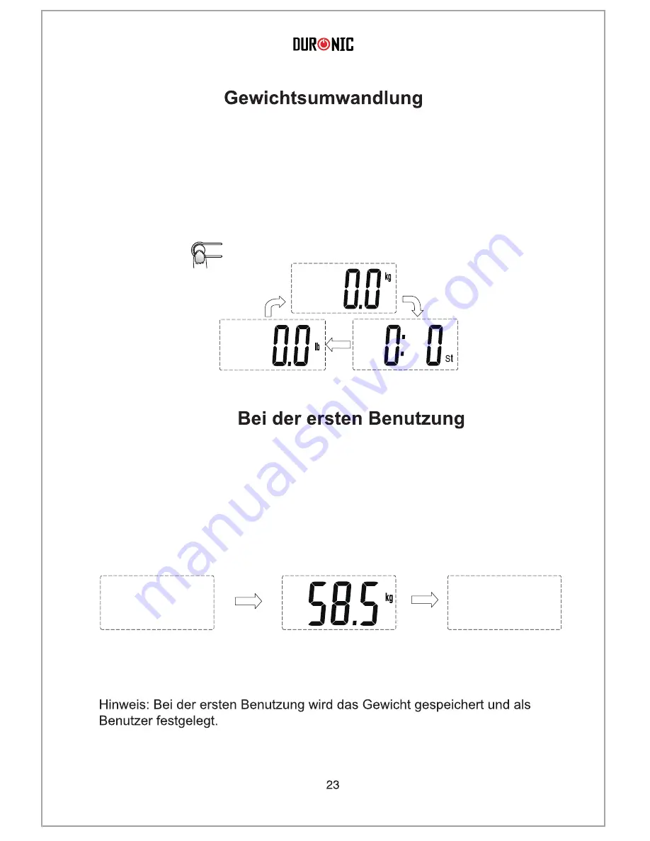 Duronic BS201 Instructions For Use Manual Download Page 23