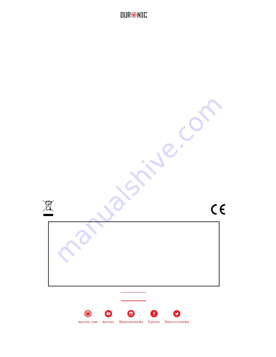 Duronic BS401 Instructions Manual Download Page 52