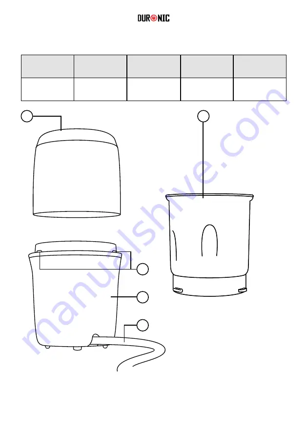 Duronic CG250 Manual Download Page 6