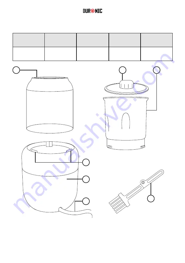 Duronic CG300 Скачать руководство пользователя страница 6