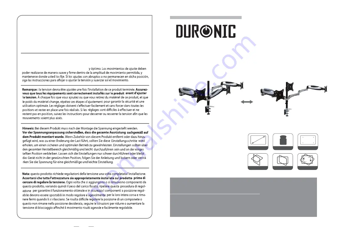 Duronic DM653 Instruction Manual Download Page 1