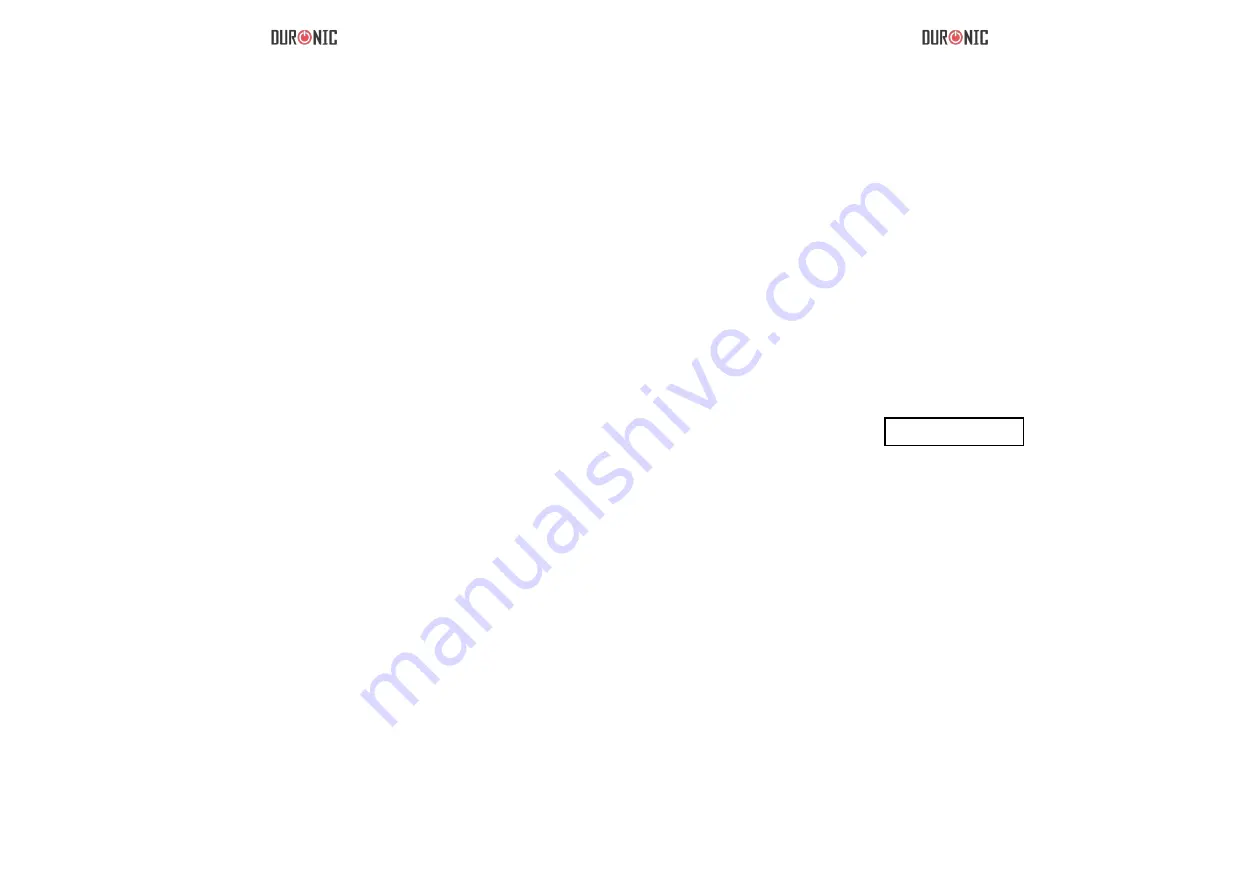 Duronic HM4 Manual Download Page 3