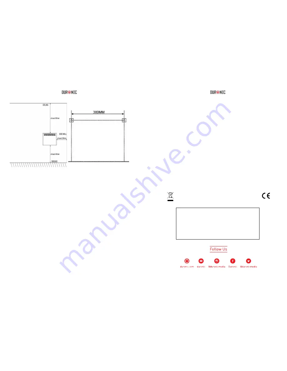 Duronic HV120 Instruction Manual Download Page 10