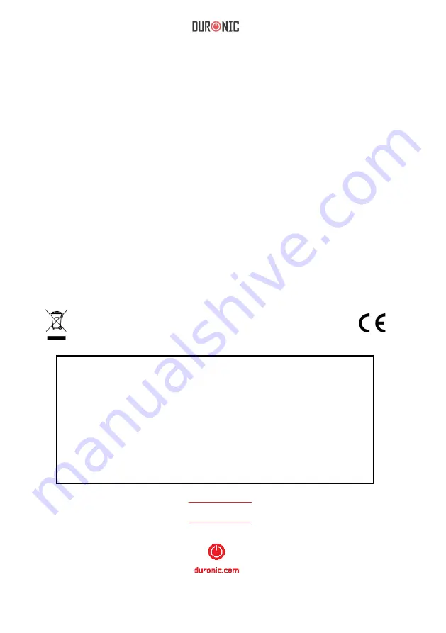 Duronic KS1080 Manual Download Page 27