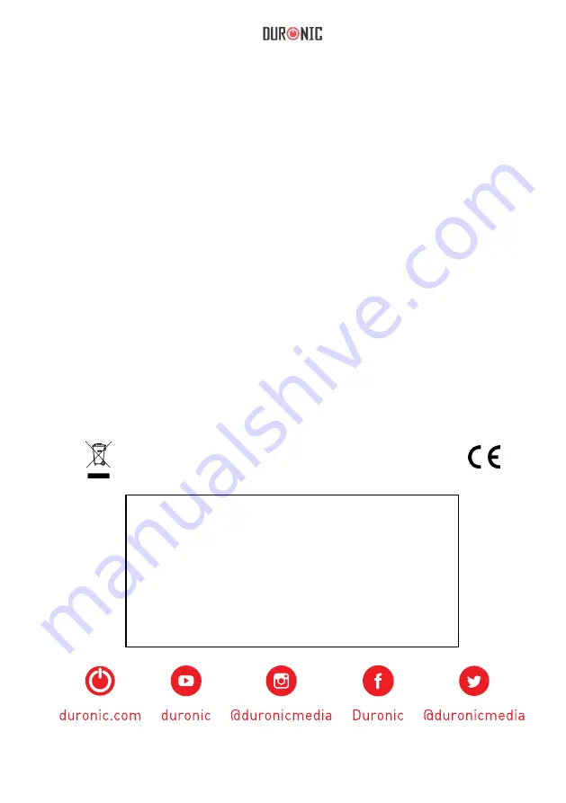 Duronic PS815 Скачать руководство пользователя страница 33