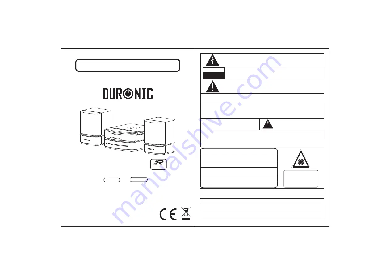 Duronic RCD144 Скачать руководство пользователя страница 2