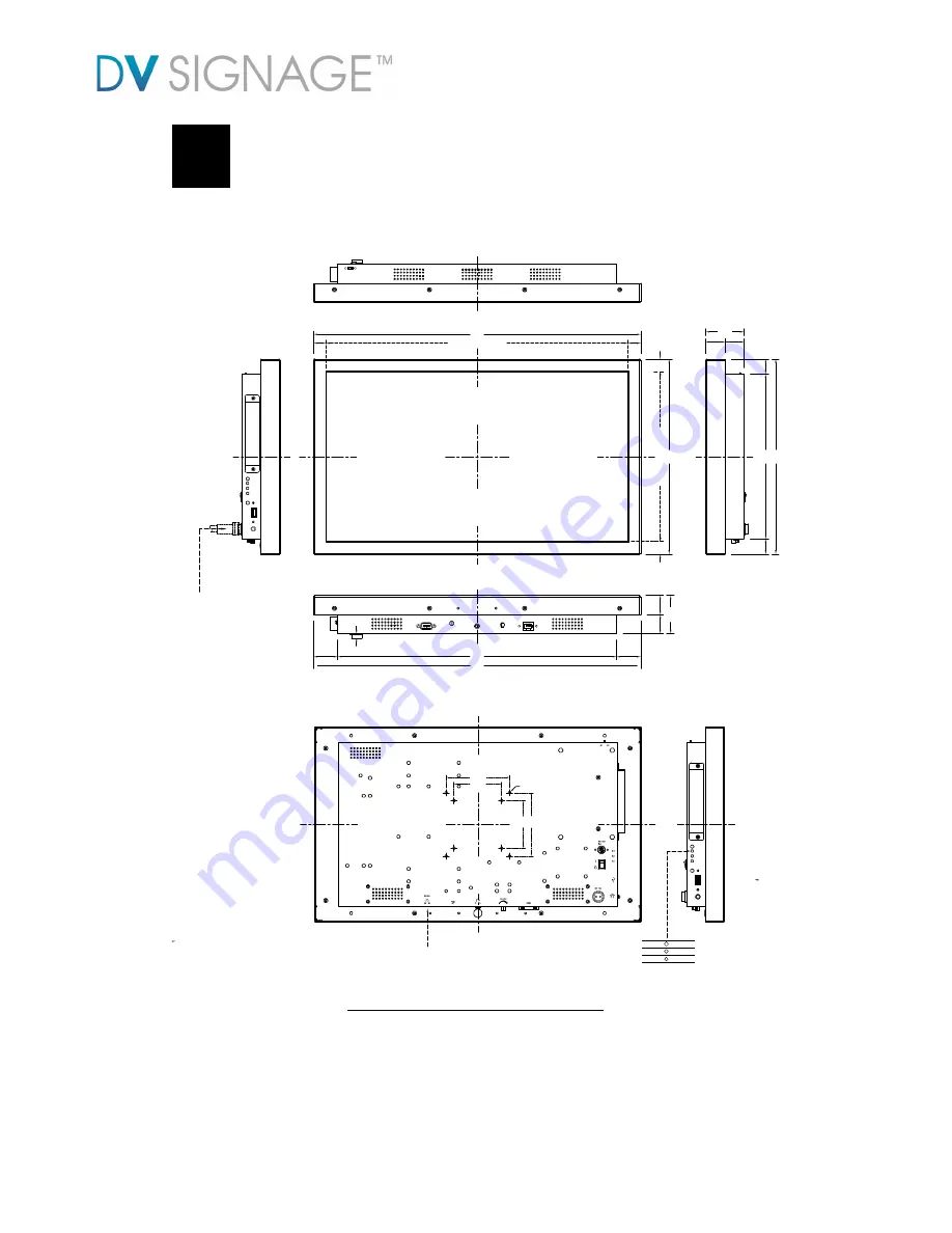 DV Signage Openframe VF-215W-OF Скачать руководство пользователя страница 10