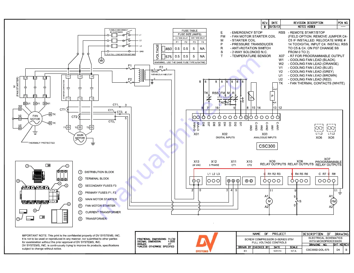 DV Systems D20 Installation And Start-Up Manual Download Page 33